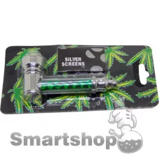 Metal smoking pipe + spare nets